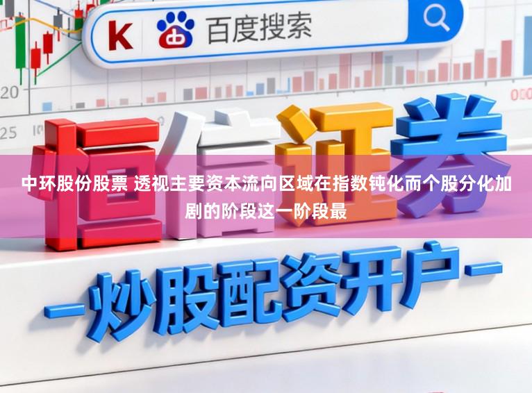 中环股份股票 透视主要资本流向区域在指数钝化而个股分化加剧的阶段这一阶段最