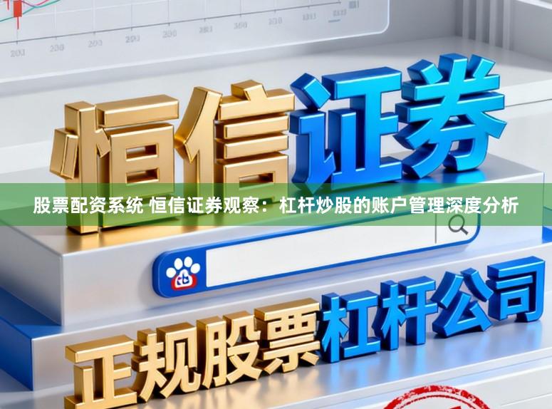 股票配资系统 恒信证券观察：杠杆炒股的账户管理深度分析