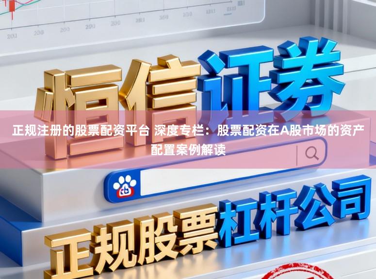 正规注册的股票配资平台 深度专栏：股票配资在A股市场的资产配置案例解读